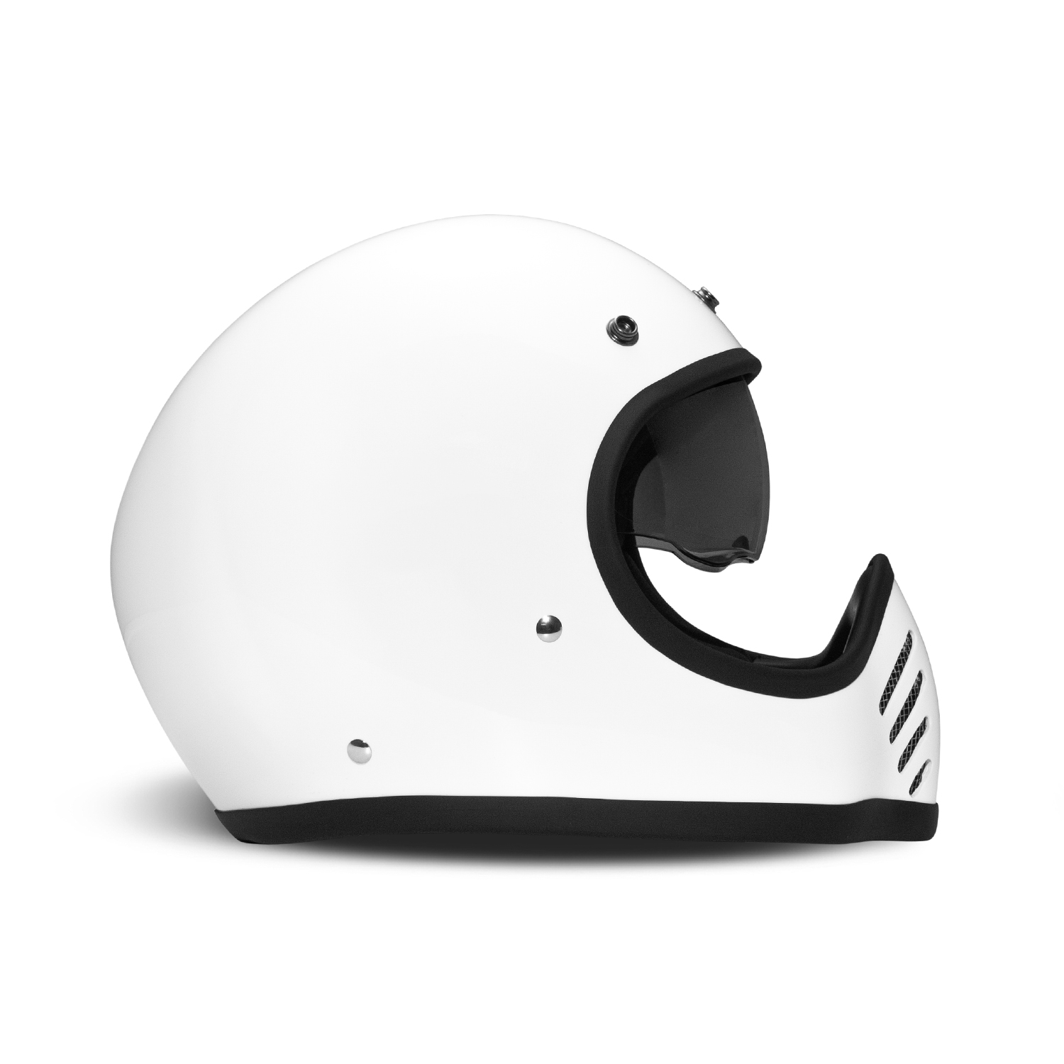 BP 70's HELMET ビンテージ　ホワイト/ブラック DAMMTRAX製 SEVENTYSEVEN WHITE - Full face helmets | DMD Official