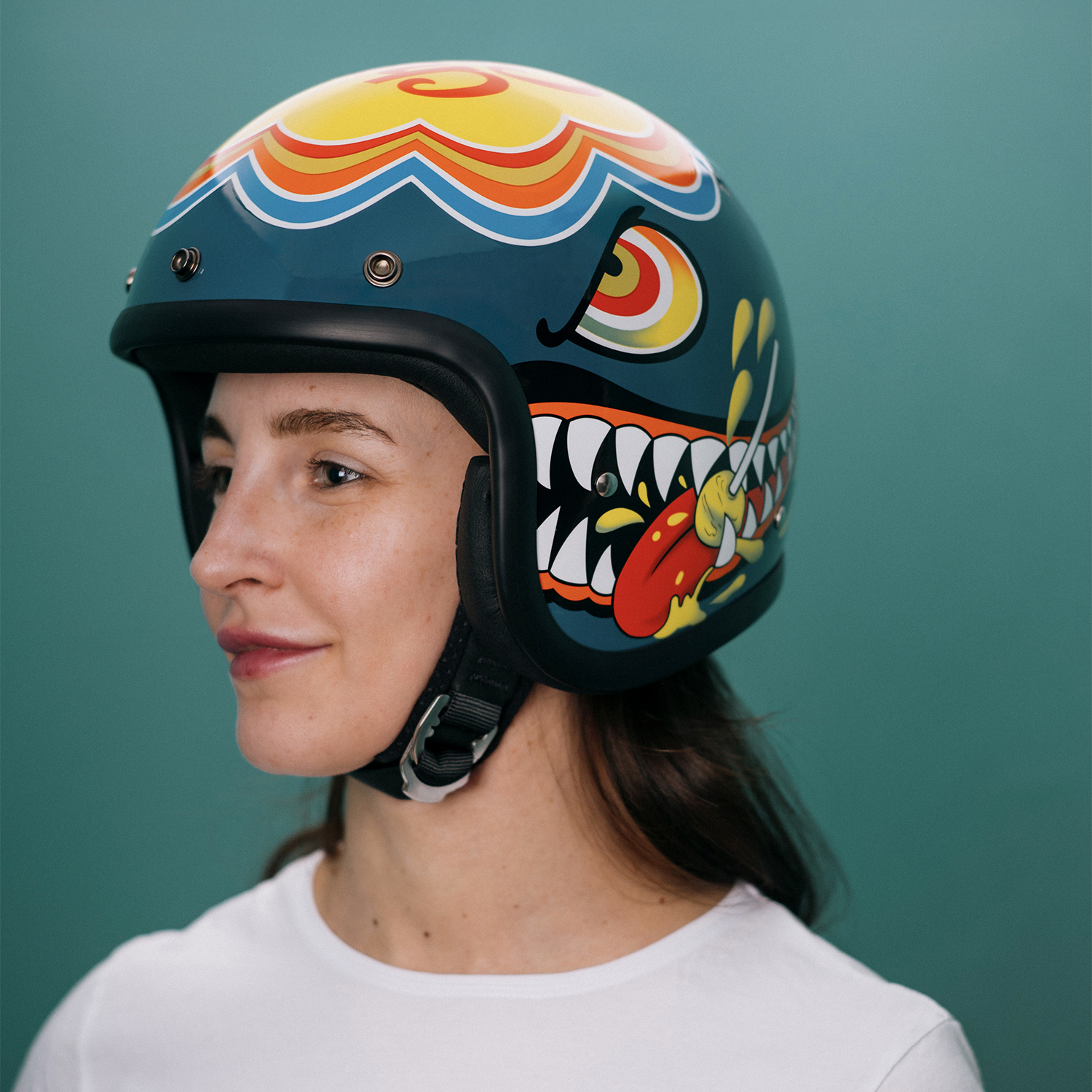 Motorcycle Helmet Shark Chupa Chups Helmet LOLLIPOP Motorcycle Jet