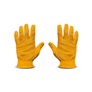 SHIELD YELLOW LEATHER PERFORADO