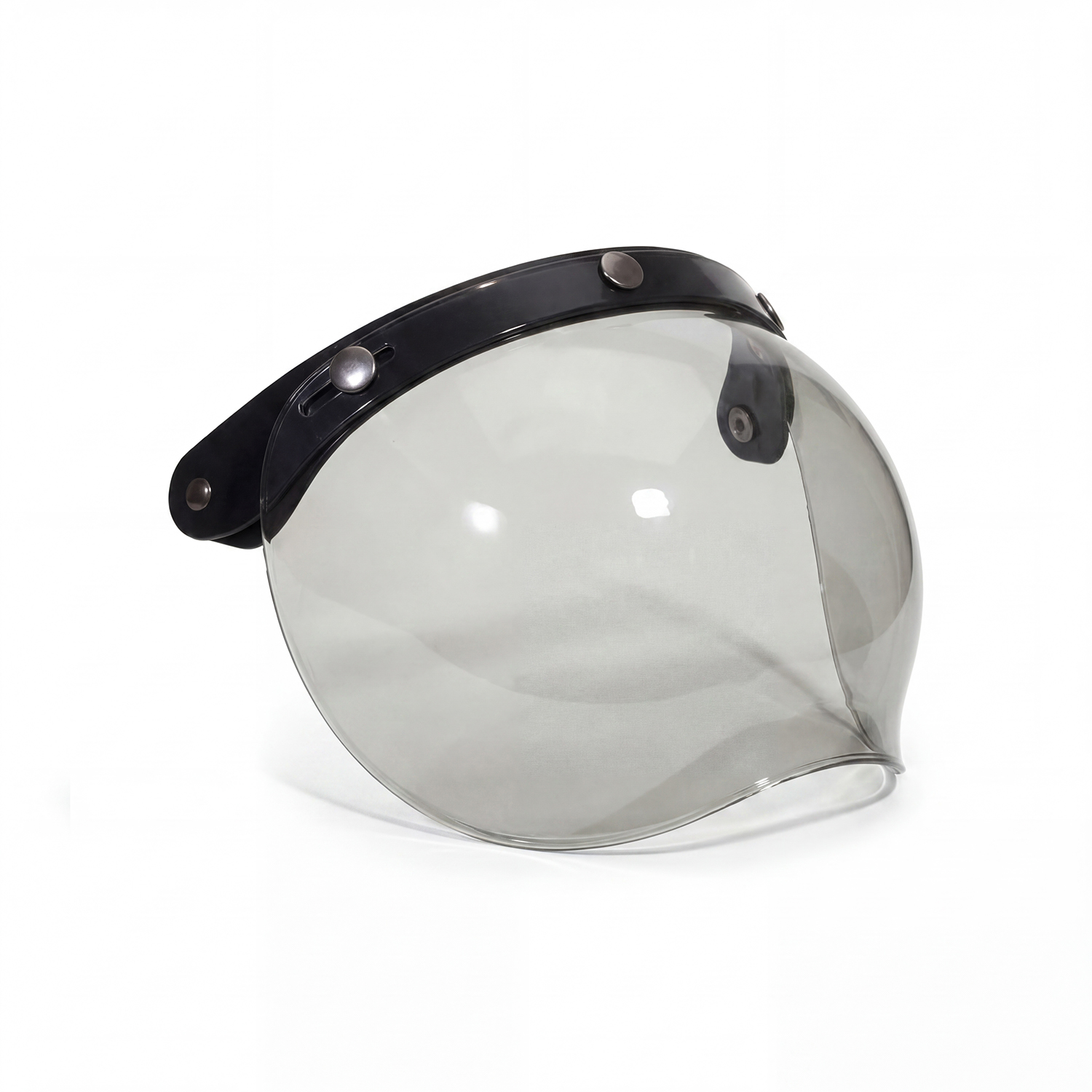 FLIP-UP BUBBLE VISOR FUMÉ-CLEAR