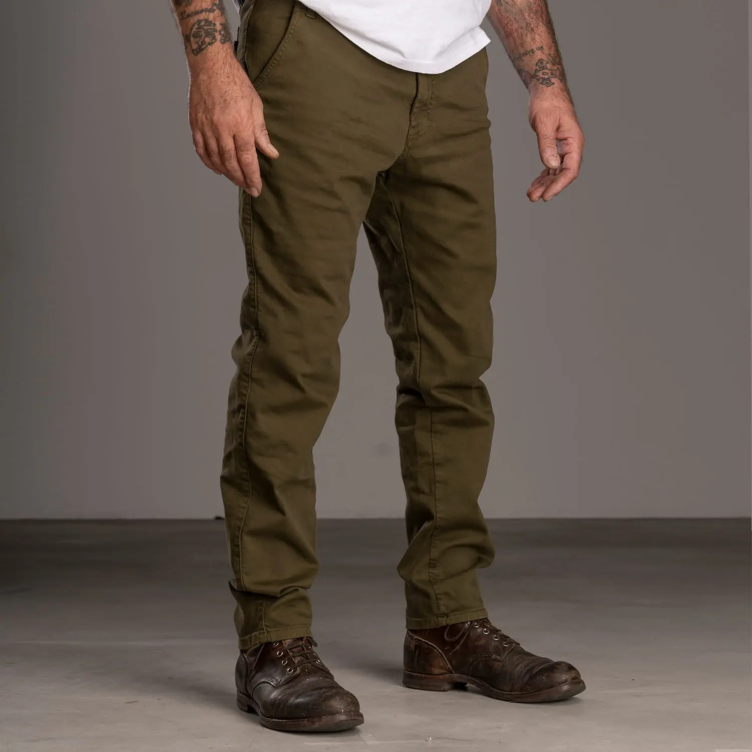 dmd.eu - CHINO GRüN HOSE indossaato_chino green-1