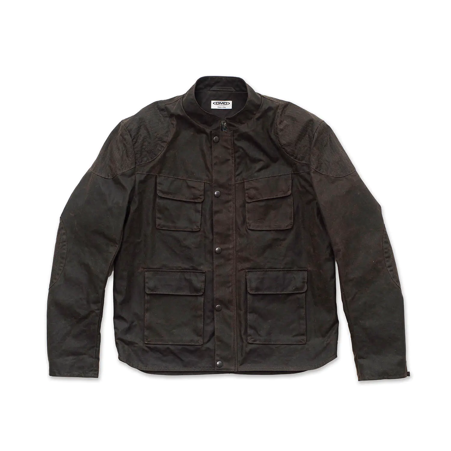 dmd.eu - SOLO RIDER OLIVE Solo Rider Olive waxed cotton – front