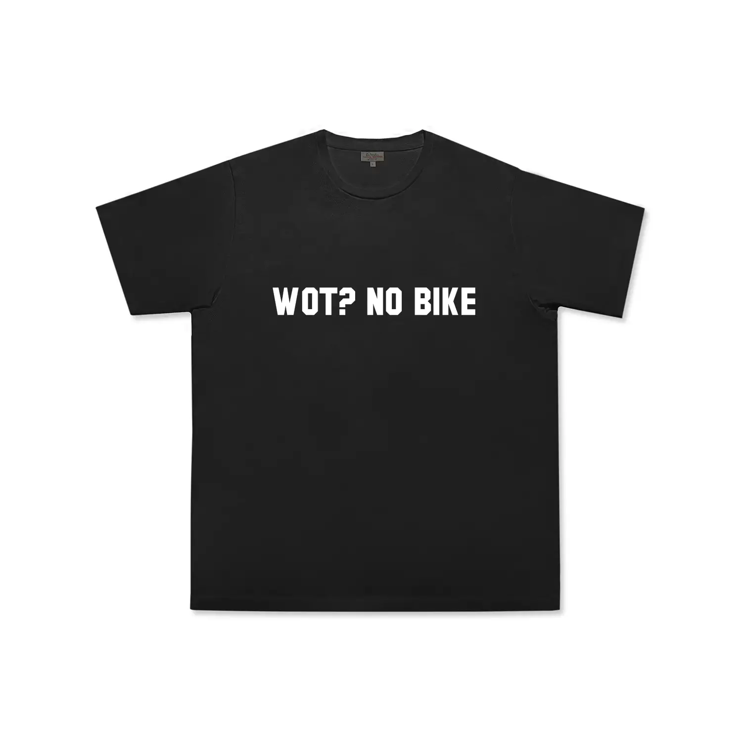 dmd.eu - WOT? NO BIKE DMD – T-shirt Wot? No Bike – front
