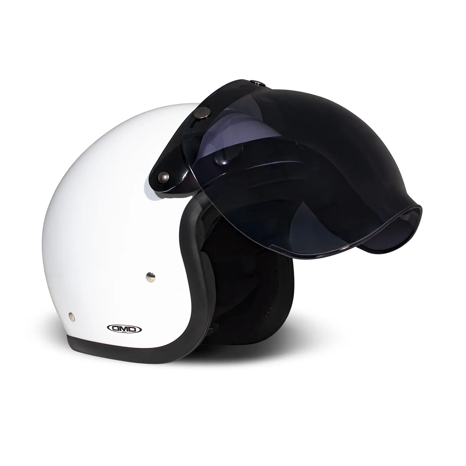 dmd.eu - FLIP-UP BUBBLE VISOR DMD – Accessory Flip up bubble visor fumé – open