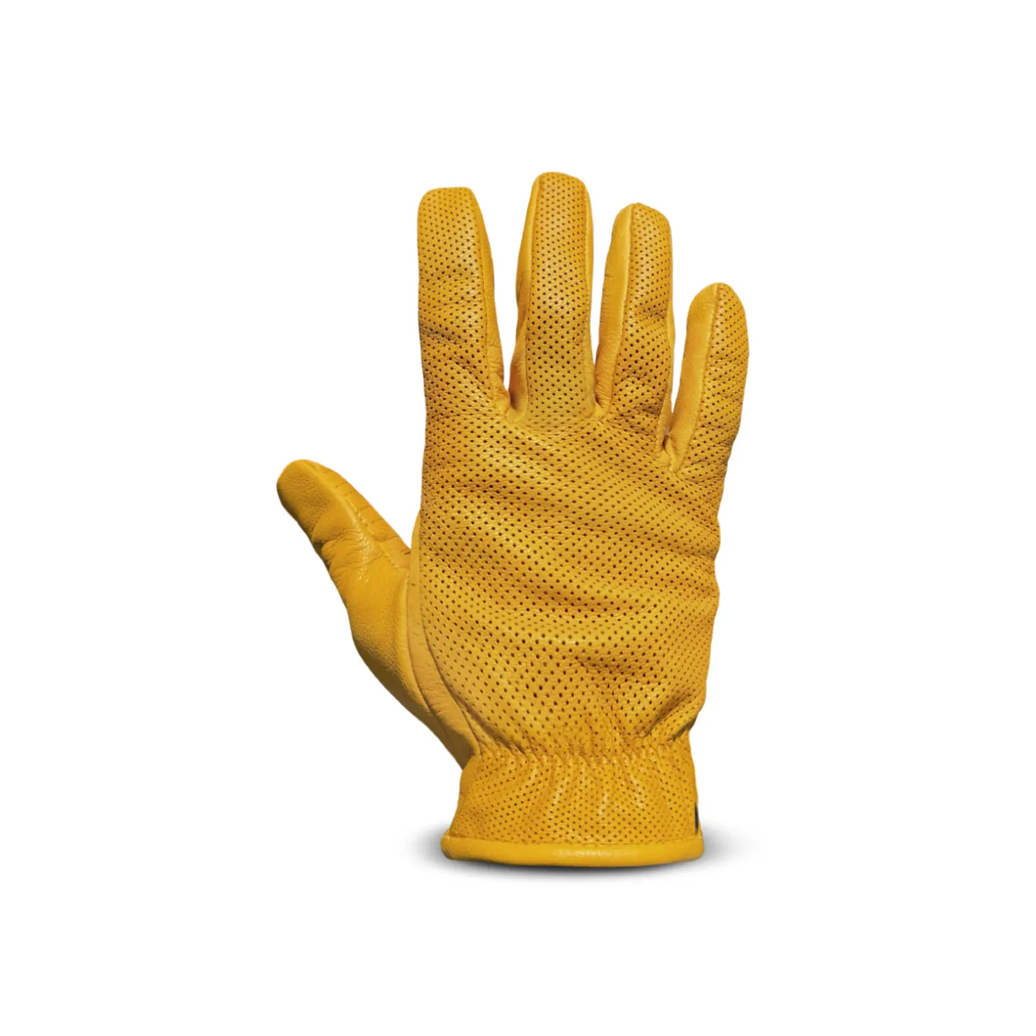 dmd.eu - SHIELD YELLOW LEATHER PERFORADO DMD – Gloves Shield Yellow traforato