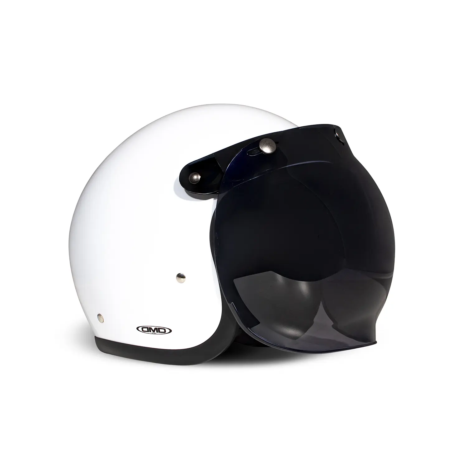 dmd.eu - FLIP-UP BUBBLE VISOR GETÖNTE DMD – Accessory Flip Up Bubble Visor Smoke – close