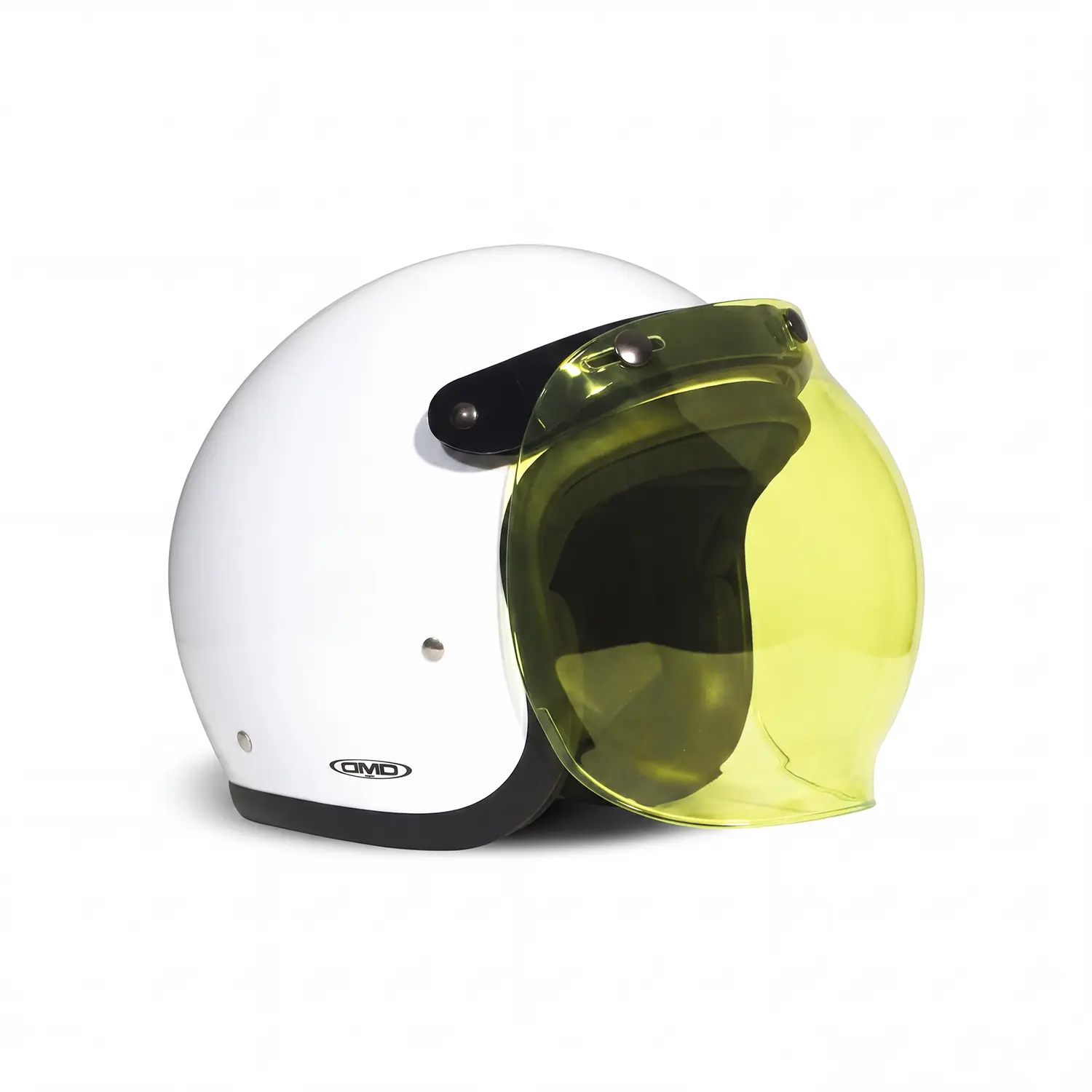 dmd.eu - FLIP-UP BUBBLE VISOR GIALLA DMD – Accessory Flip Up Bubble Visor Yellow – close